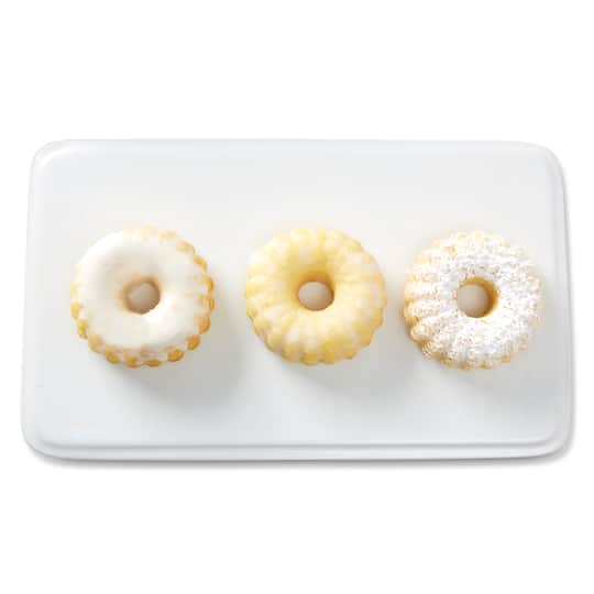 6-Cavity Metal Reinforced Silicone Mini Fluted Cake Pan by Makery®
